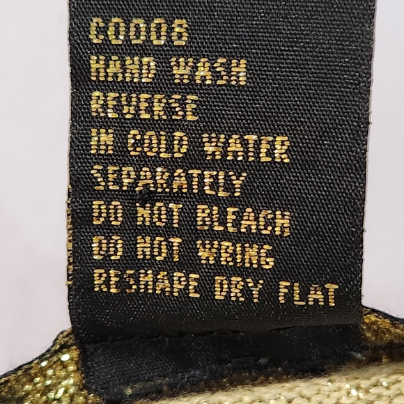 LISA ORIGINALS GOLD LONGSLEEVE PULLOVER SWEATER SIZE LARGE - Picture 10 of 13